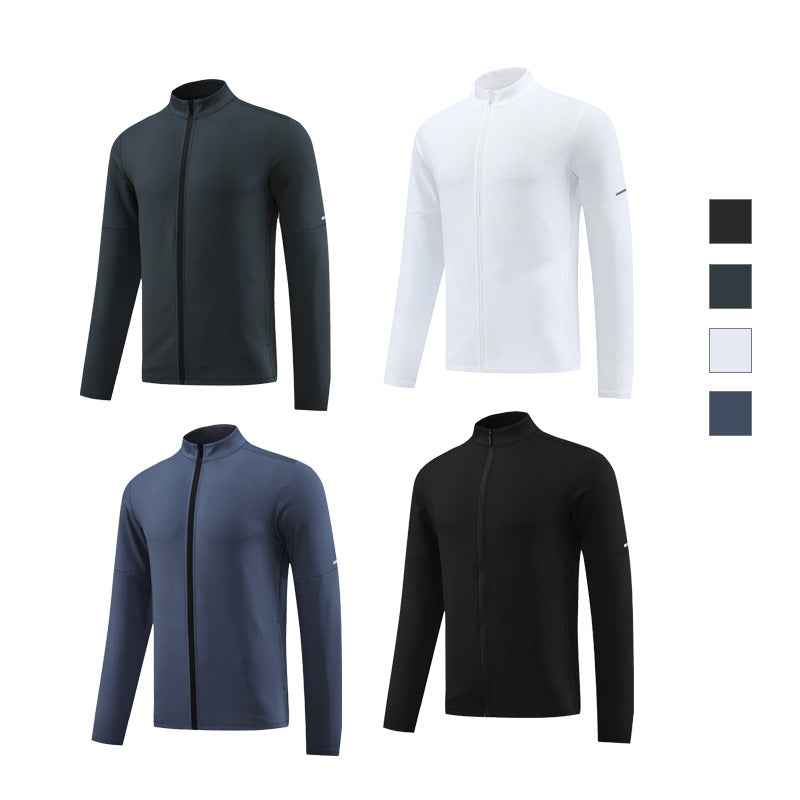 Men's Sports Coat Light Full Zipper Version