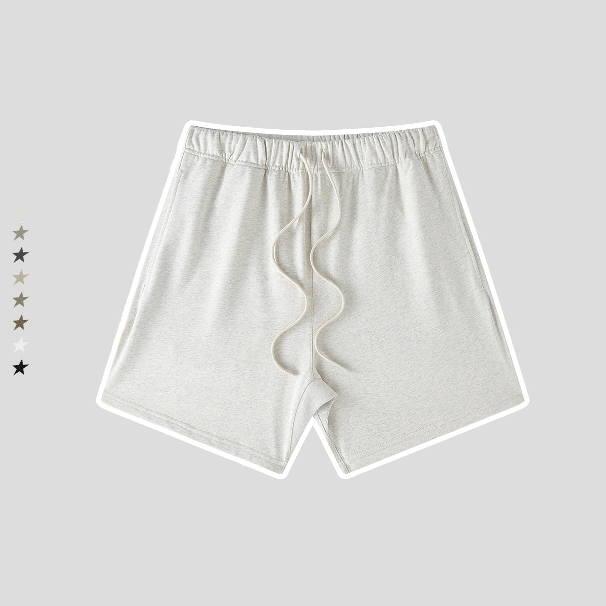 Wholesale Heavy Earth Fog Color Basic Shorts