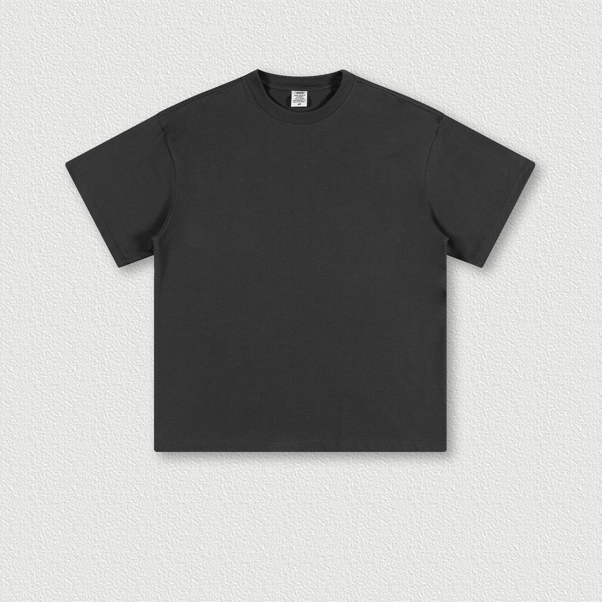 Men's Wear Earth Color T-shirt Solid Color Cotton Short Sleeves