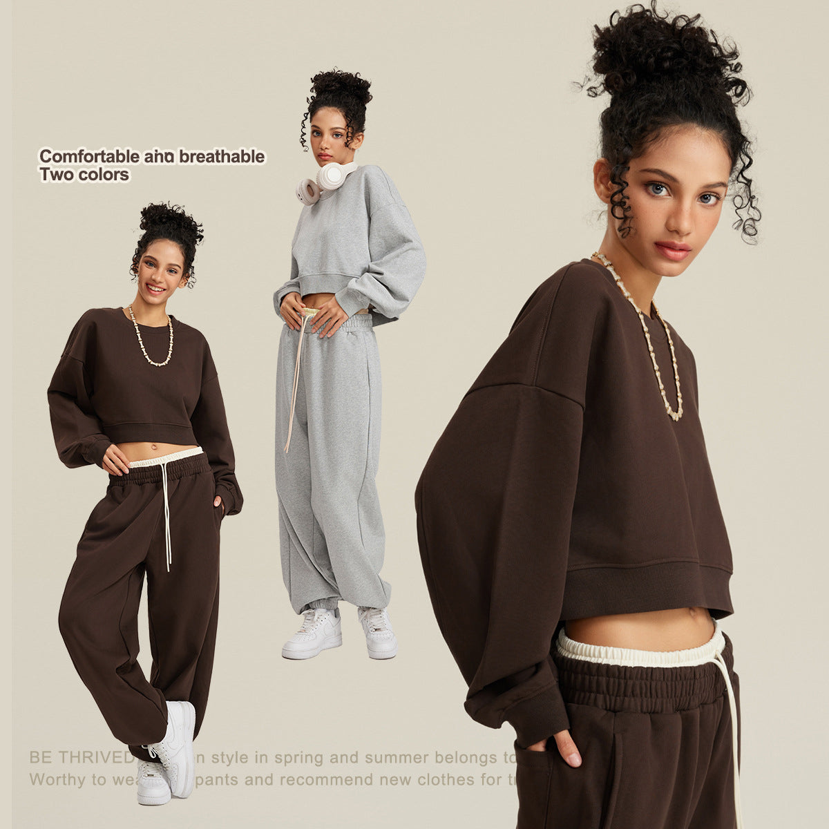 Wholesale Women's Pants Heavy Solid Color