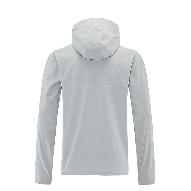 Men's New Autumn and Winter Outdoor Casual Running Hooded Jacket Waterproof