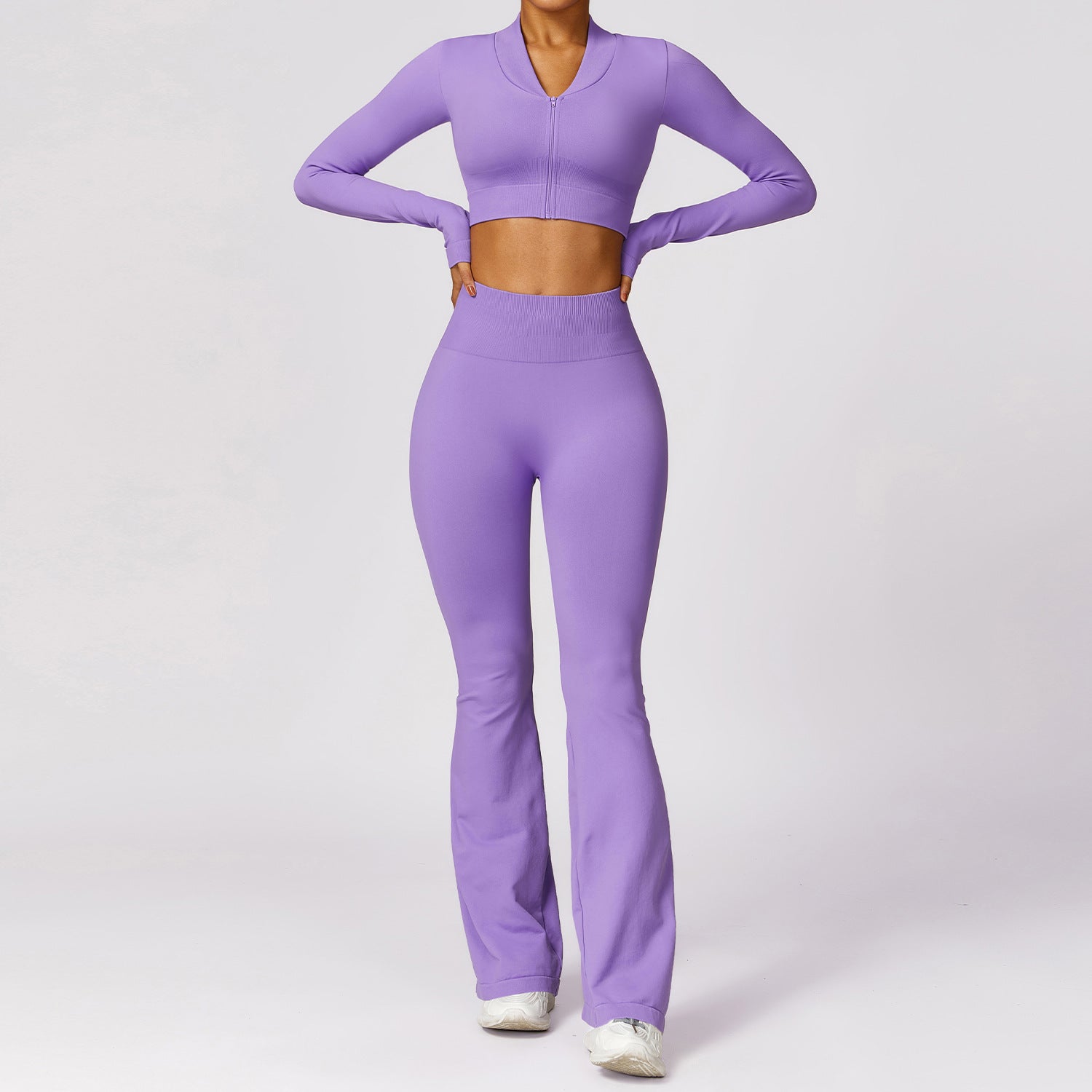 Women's Radiant Flow Long-Sleeve Yoga Set