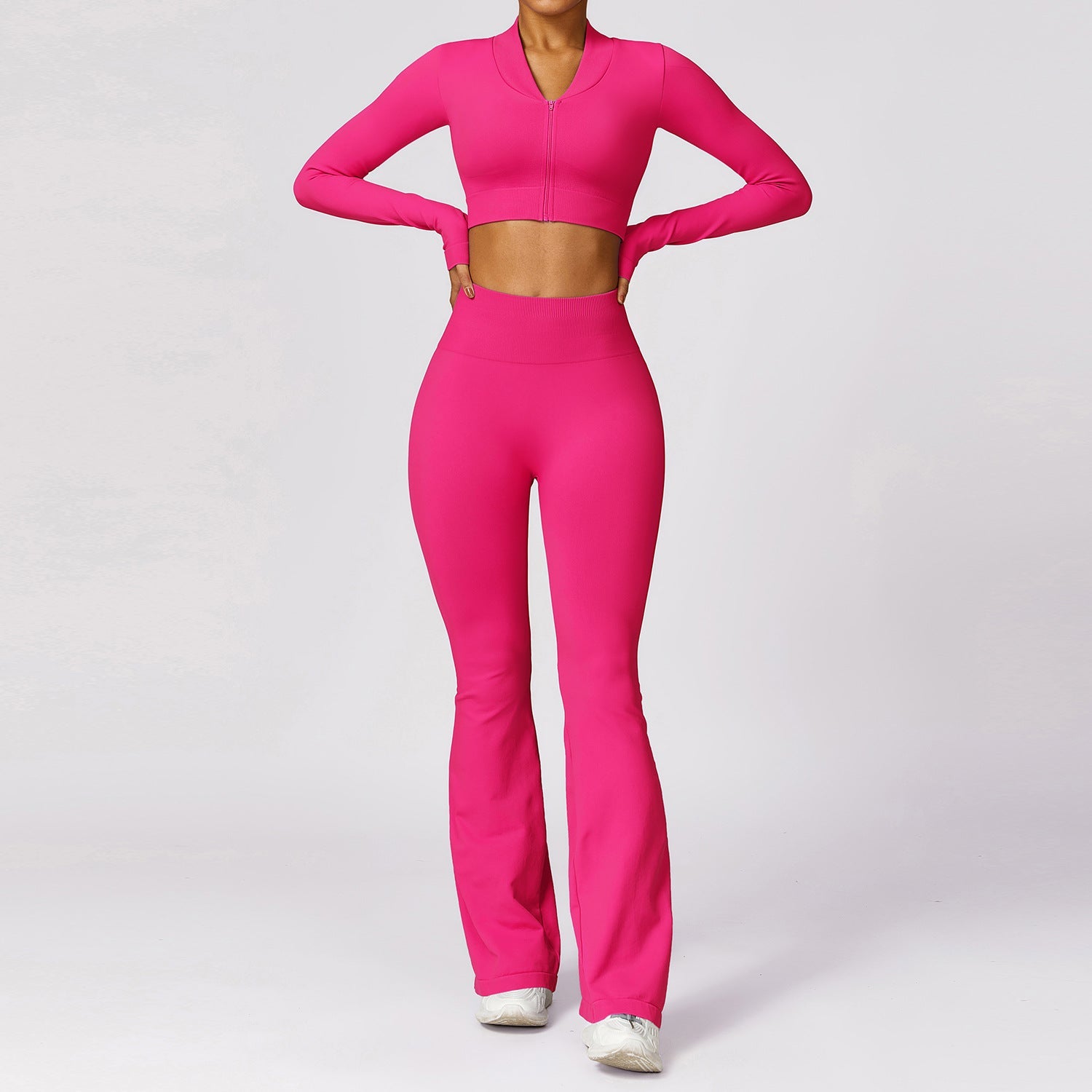 Women's Radiant Flow Long-Sleeve Yoga Set