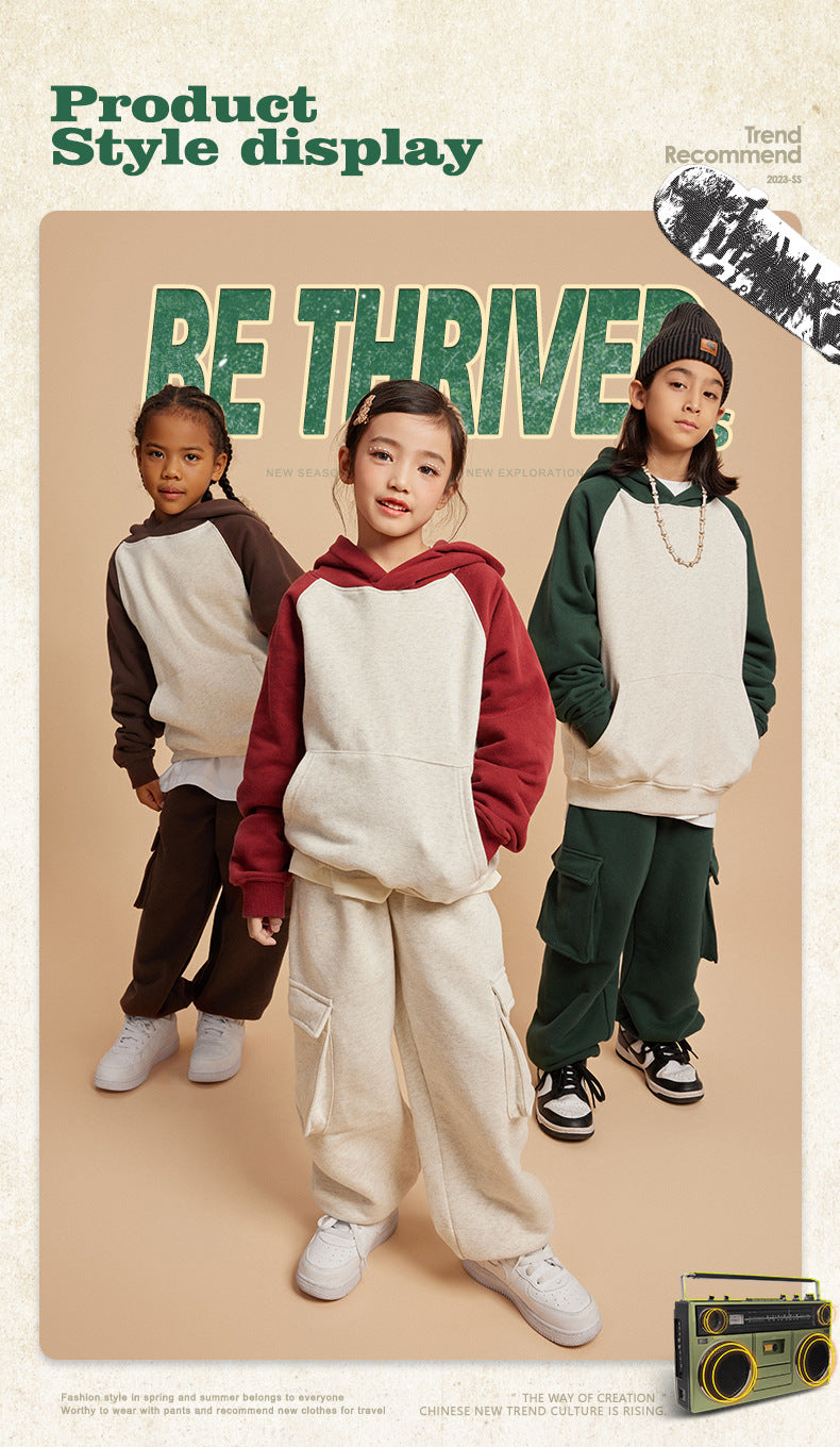 Children's Thickened Velvet Pants