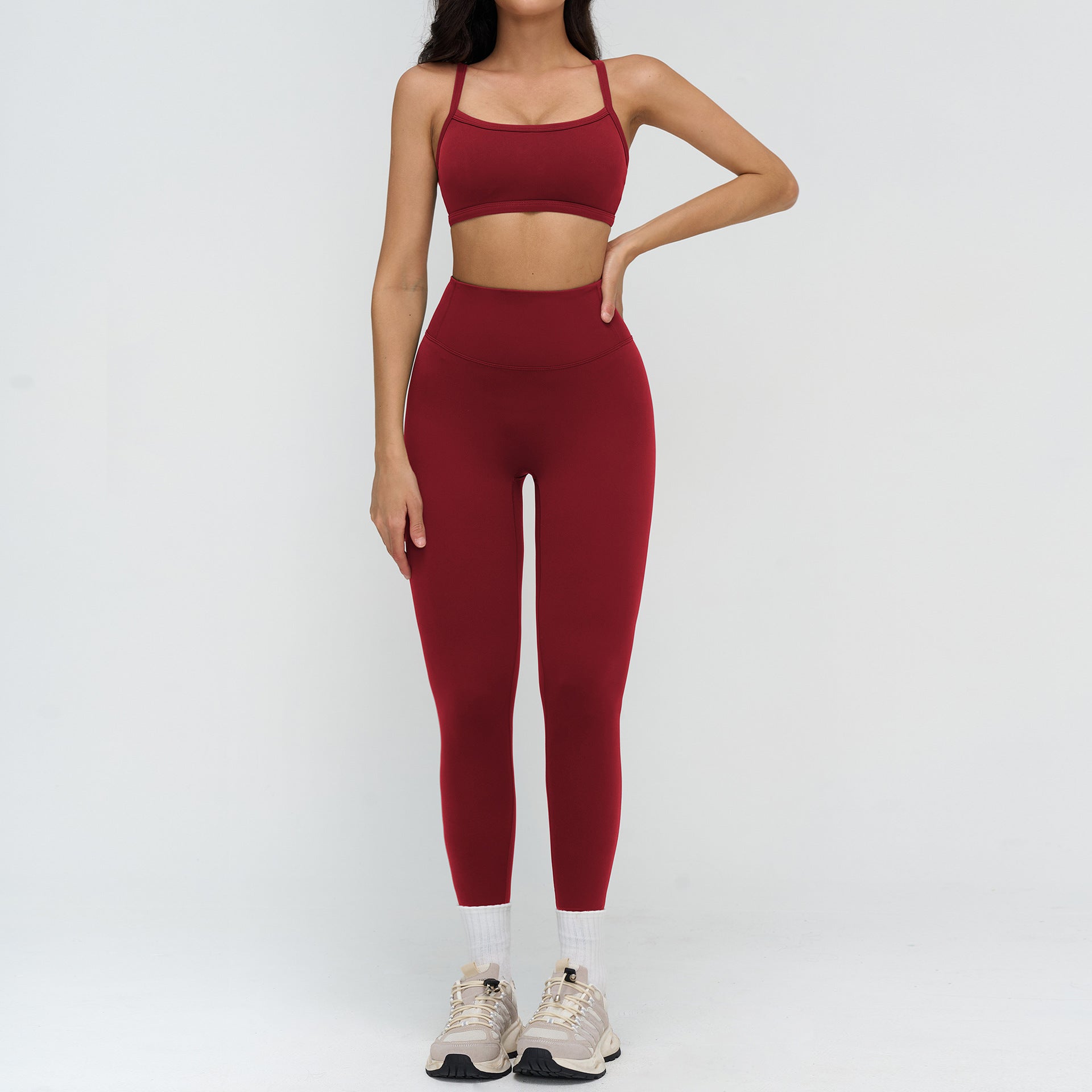 Women's quick-drying sports bras set
