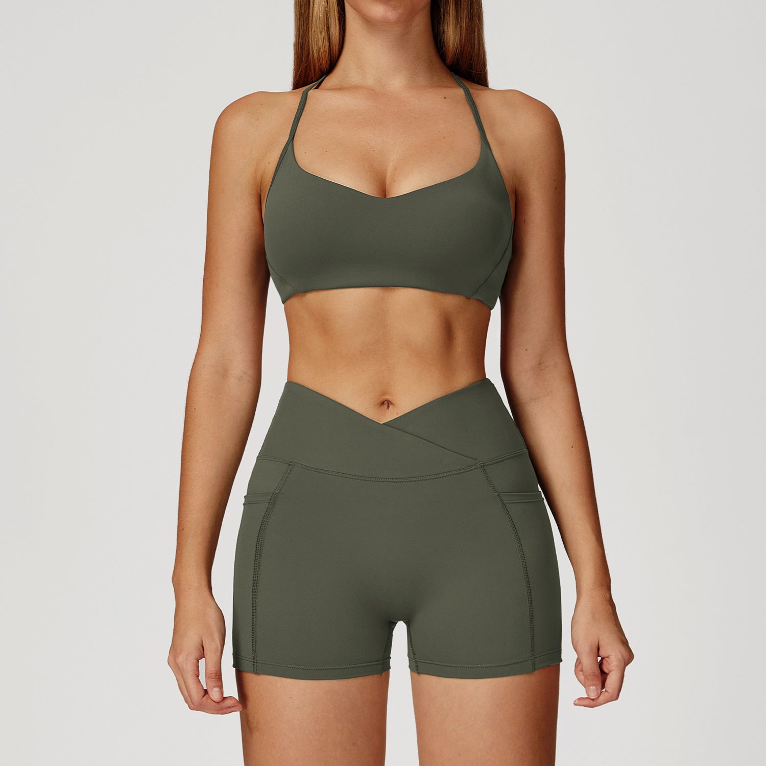 Women's quick-drying sports bras set