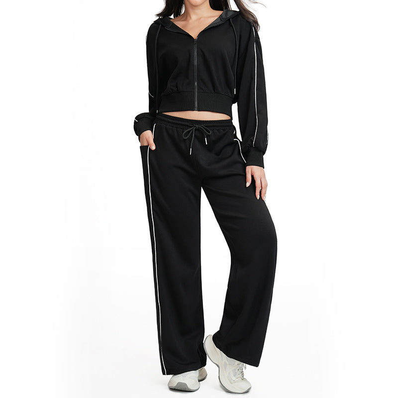 Women's new Loose-fitting sports jacket set