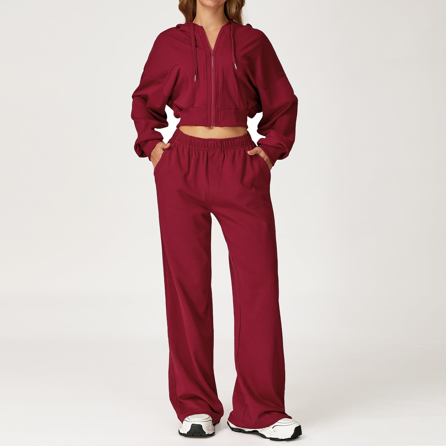 Women's casual Hoodie with sweatpants set