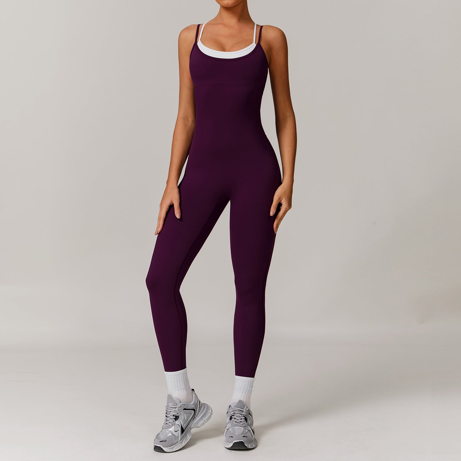 Women's Sling sports backless bodysuit