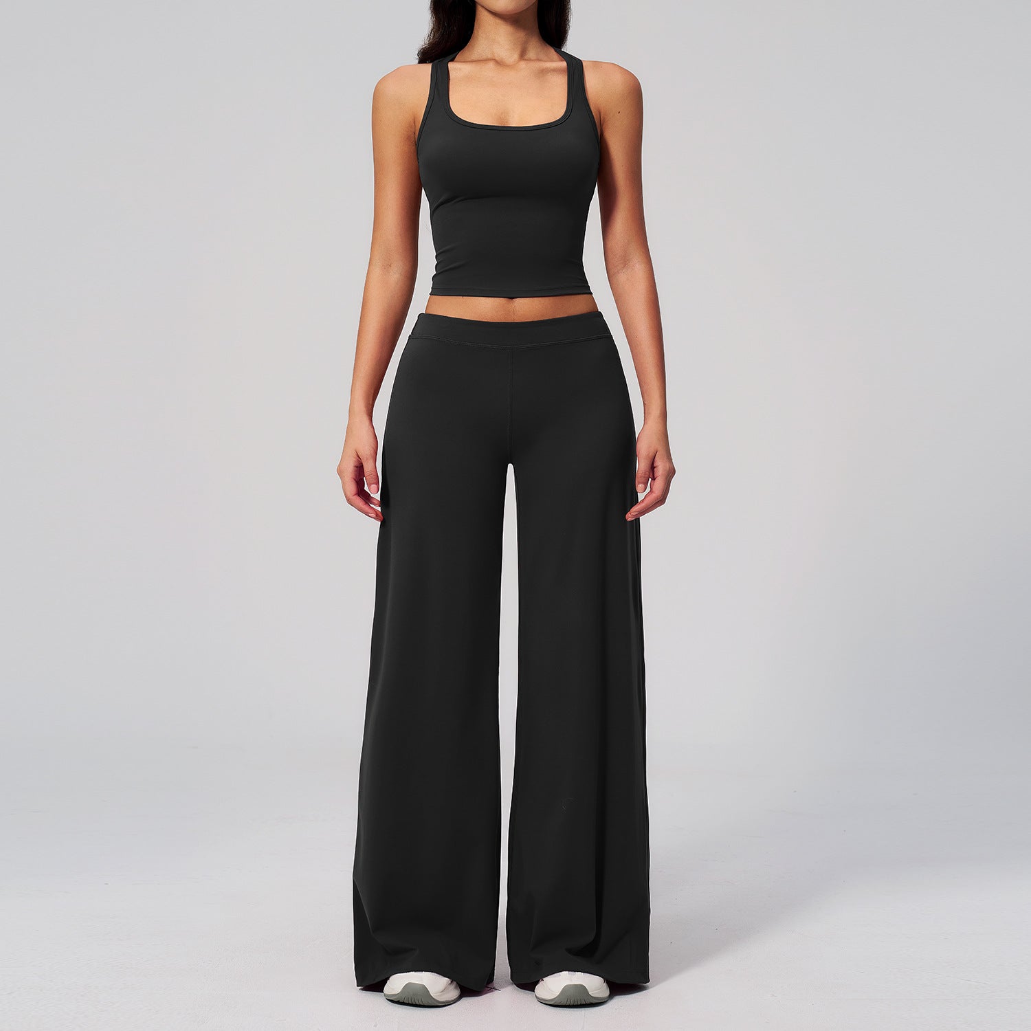 Women's beautiful sports bras with Butt-lifting wide-leg running yoga set