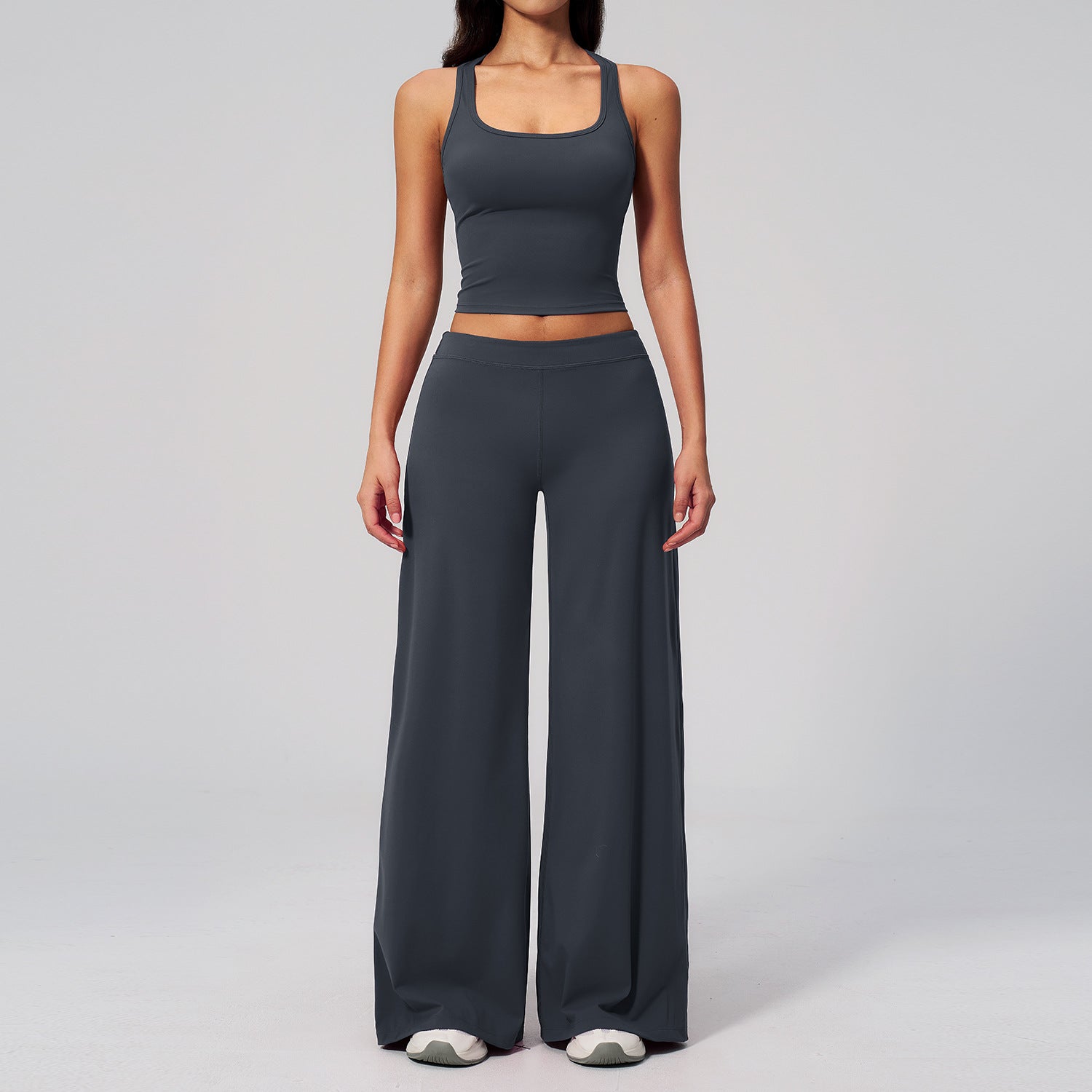 Women's beautiful sports bras with Butt-lifting wide-leg running yoga set