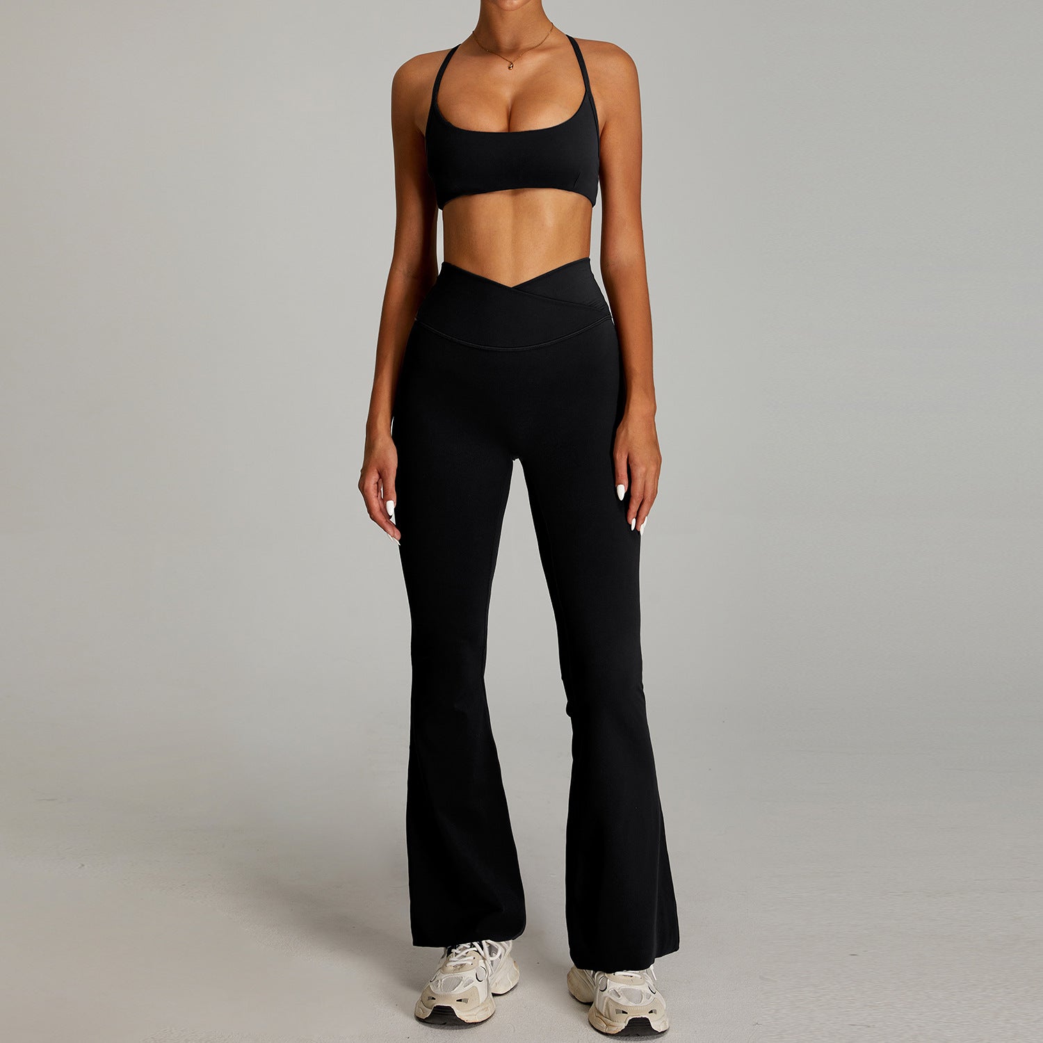 Women's sexy quick-drying bras yoga set