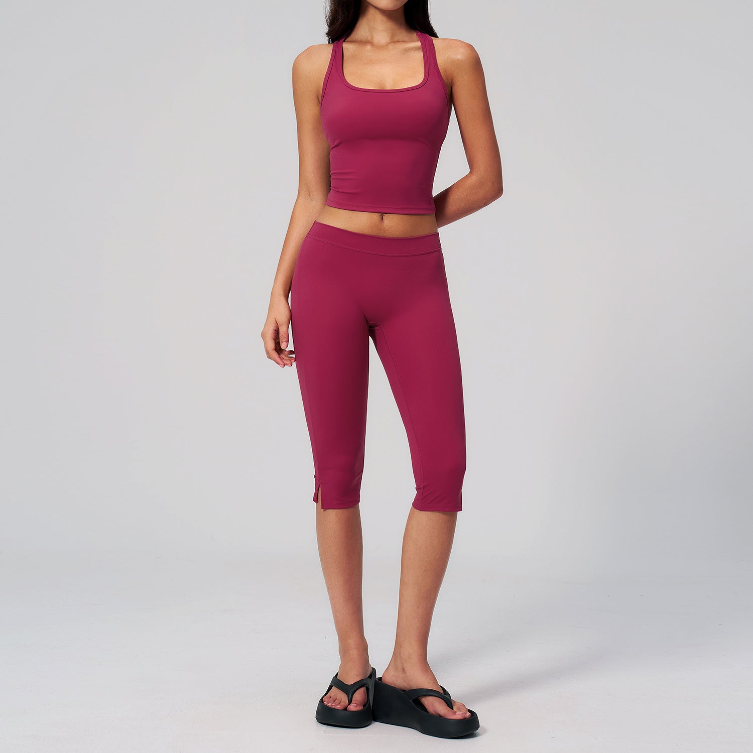 Women's wholesale new style sports bras with legging yoga set