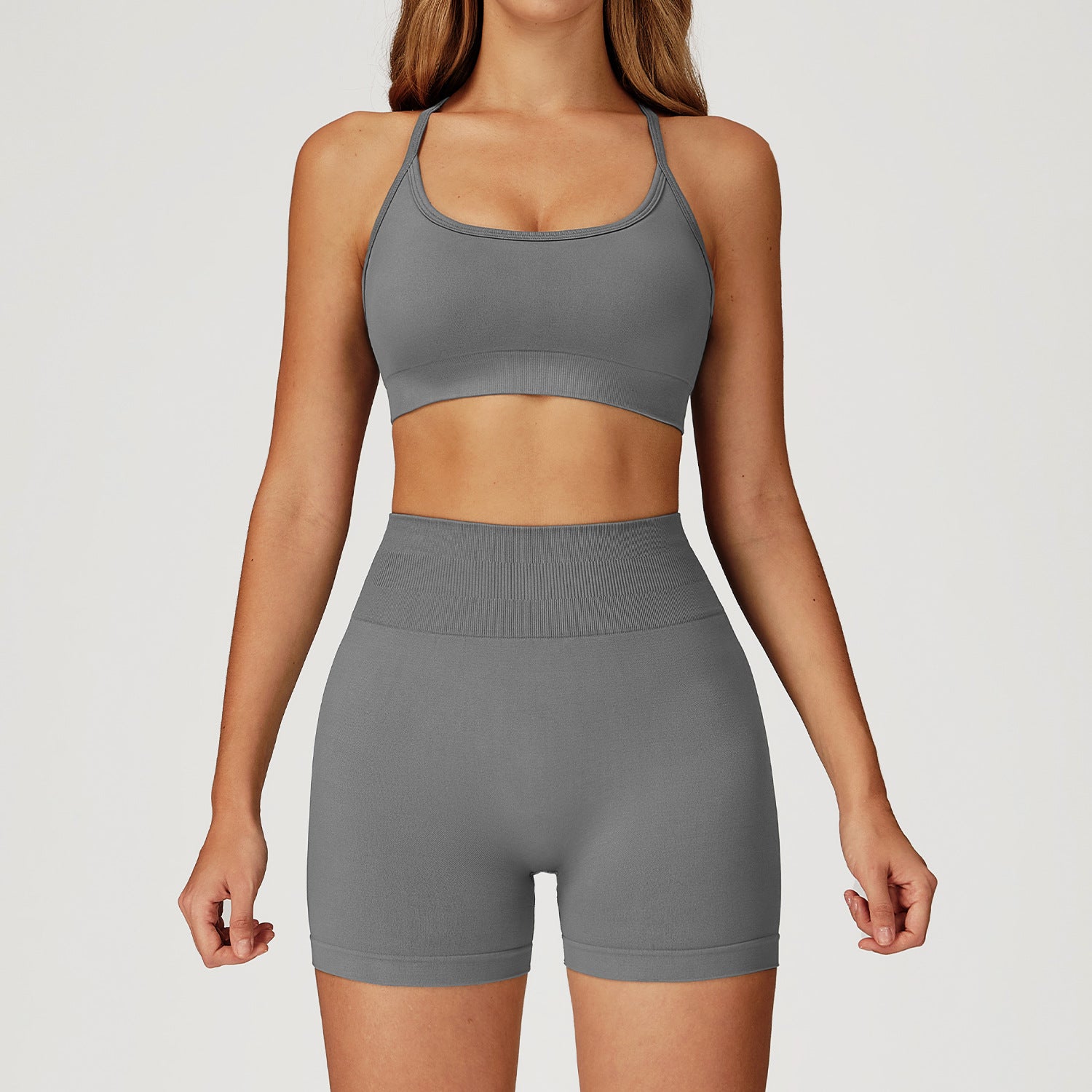 Wholesale seamless bras fitness suit
