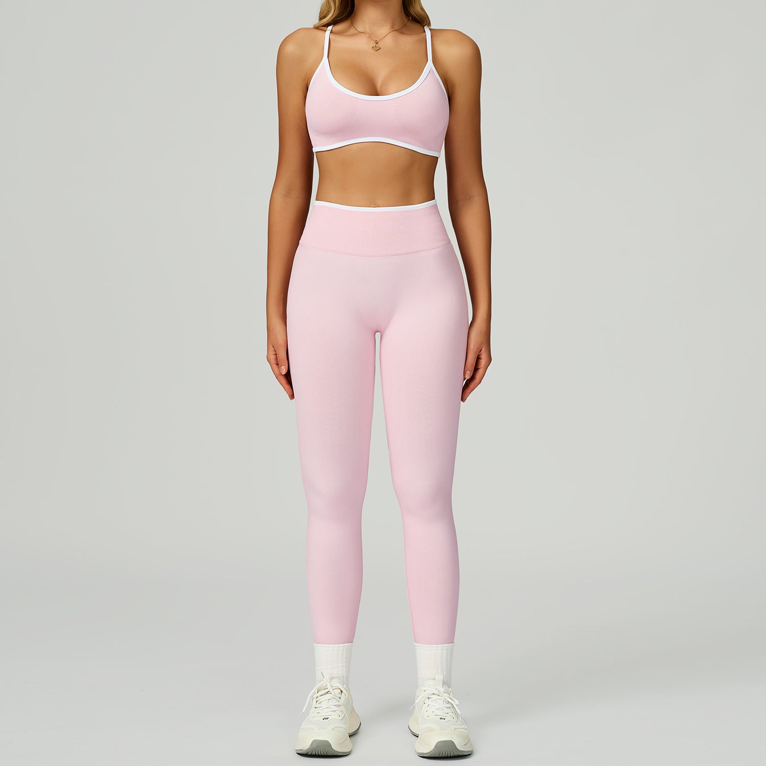 Seamless wholesale sports bras fitness suit