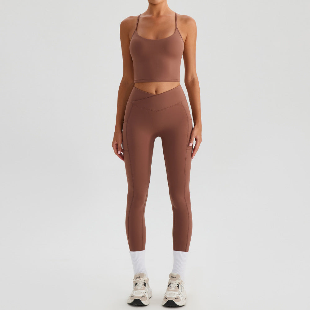 Women's Quick-drying sports bras fitness suit