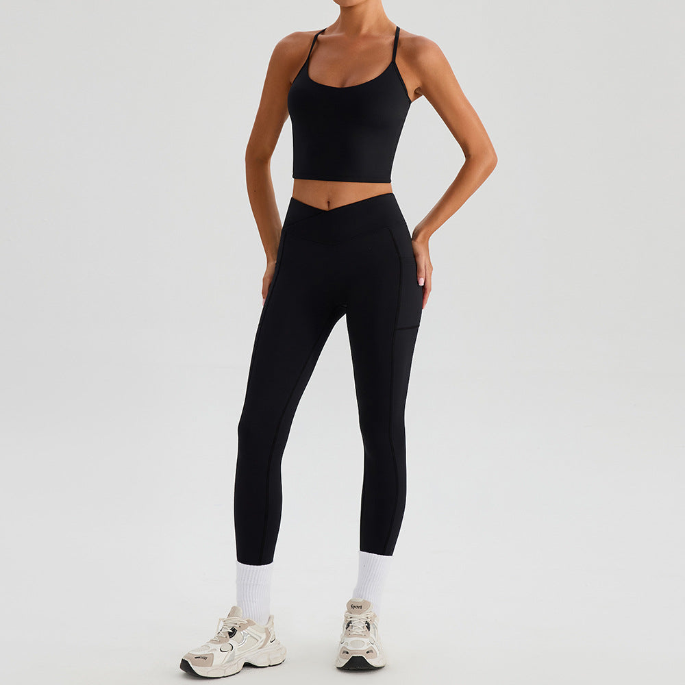 Women's Quick-drying sports bras fitness suit