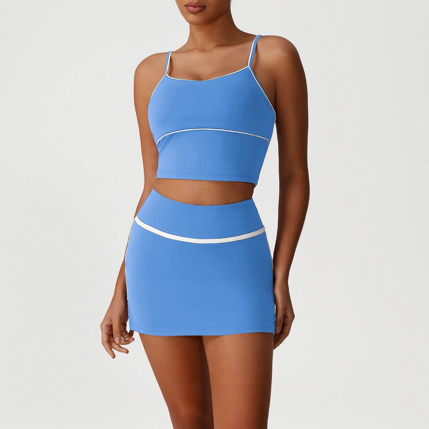 Women's sexy bras with skirt set