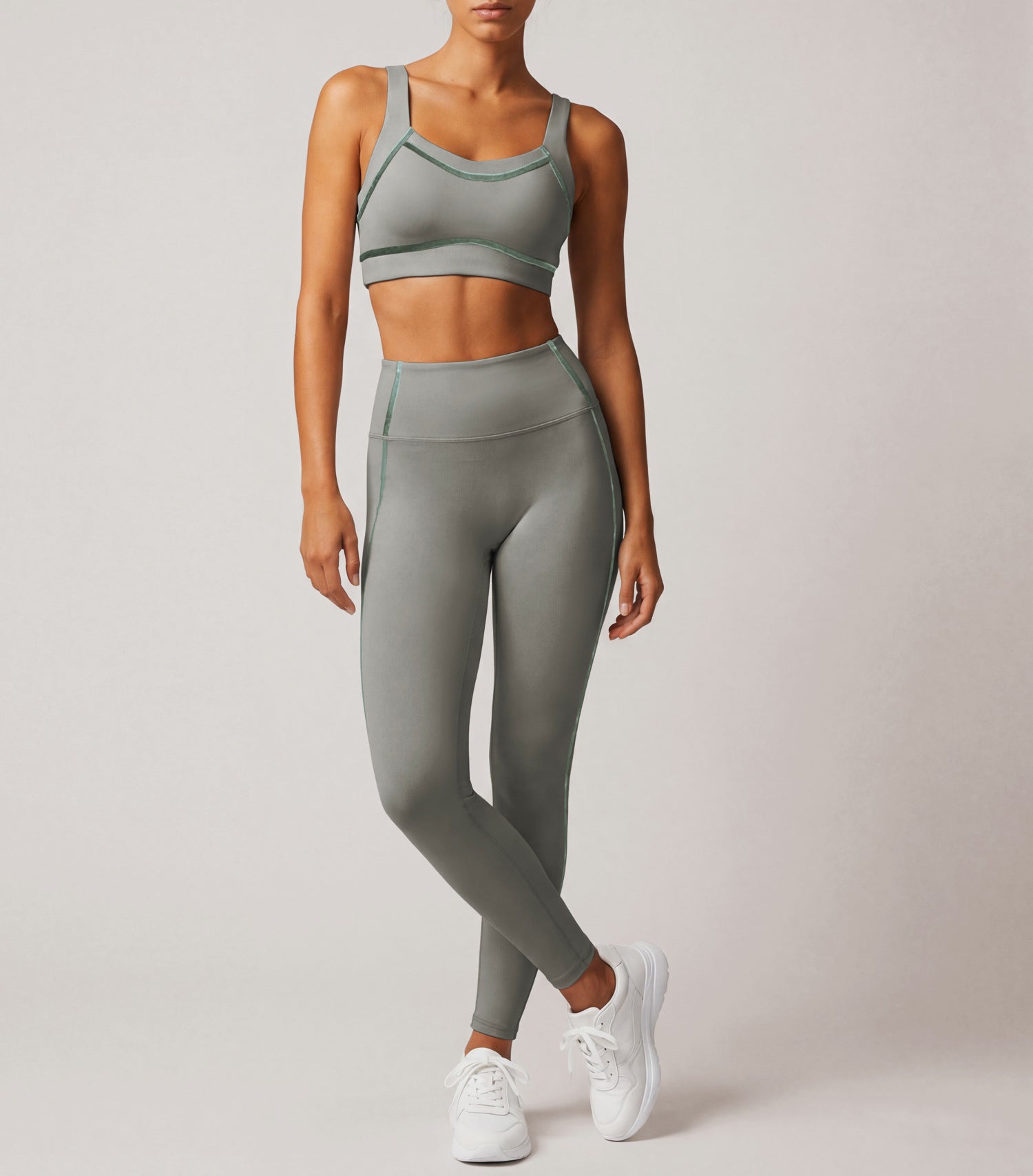 Women's quick-drying sports bras with leggings fitness yoga set