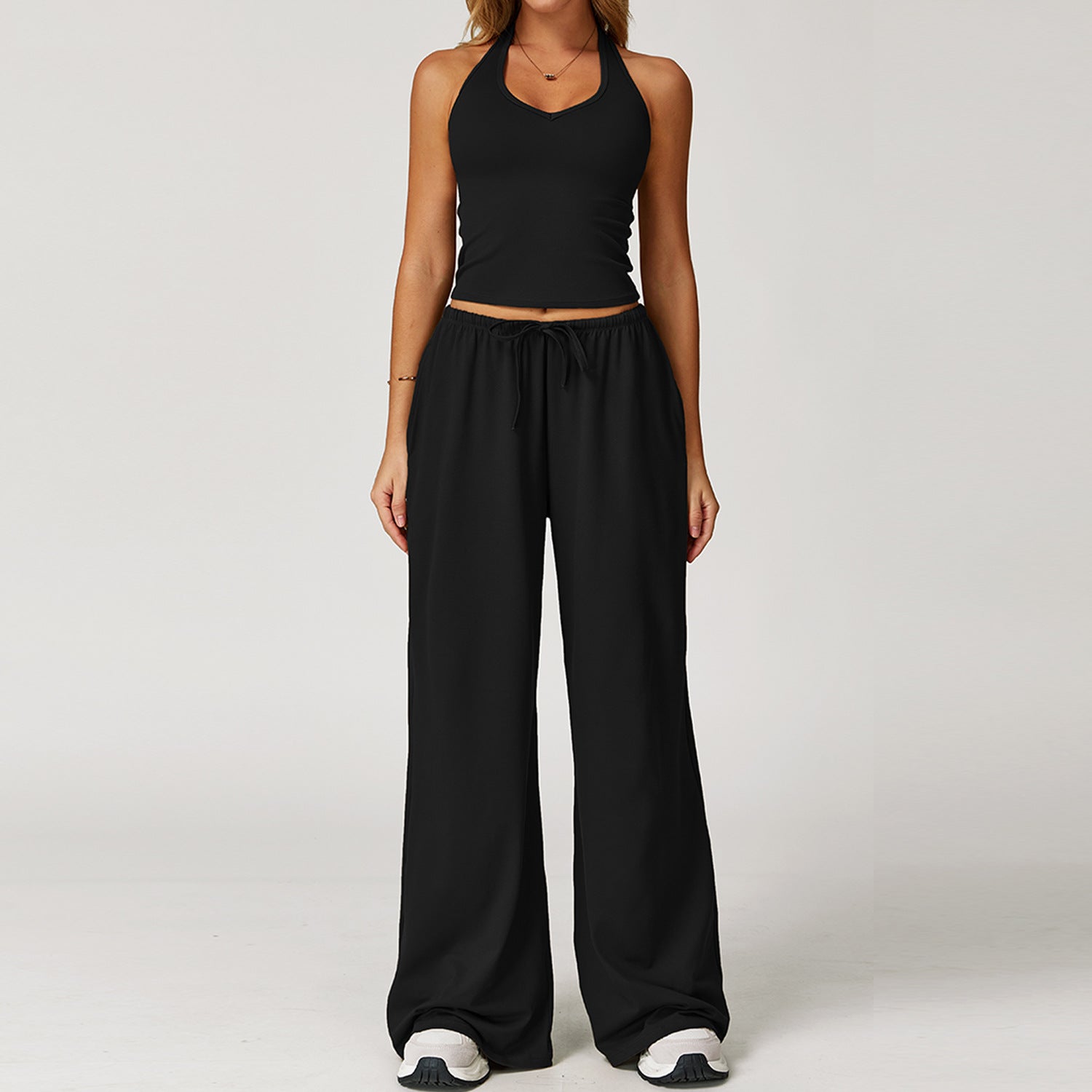 Quick-drying beautiful back sling sports suit