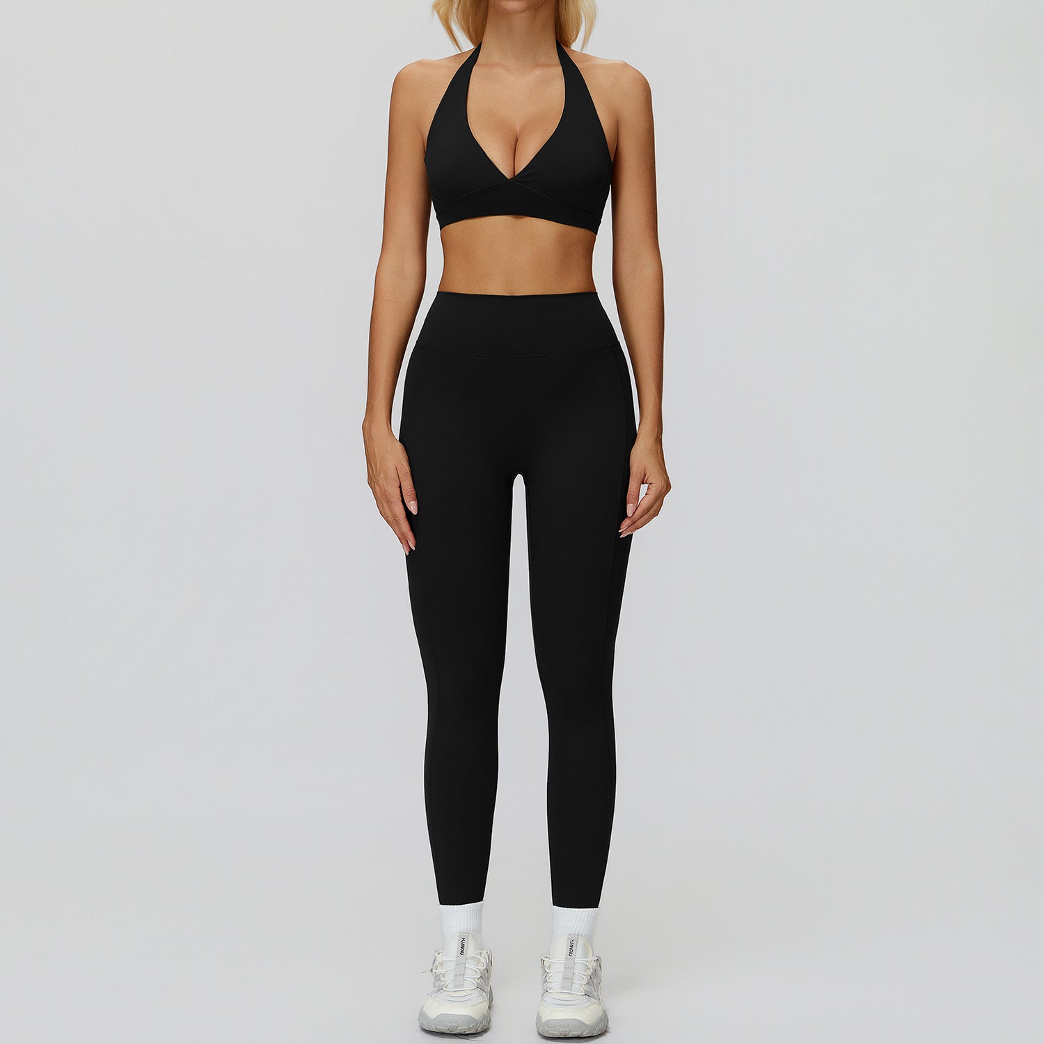 Women's Tight-Fittingt Suit Two-Piece Bras Set