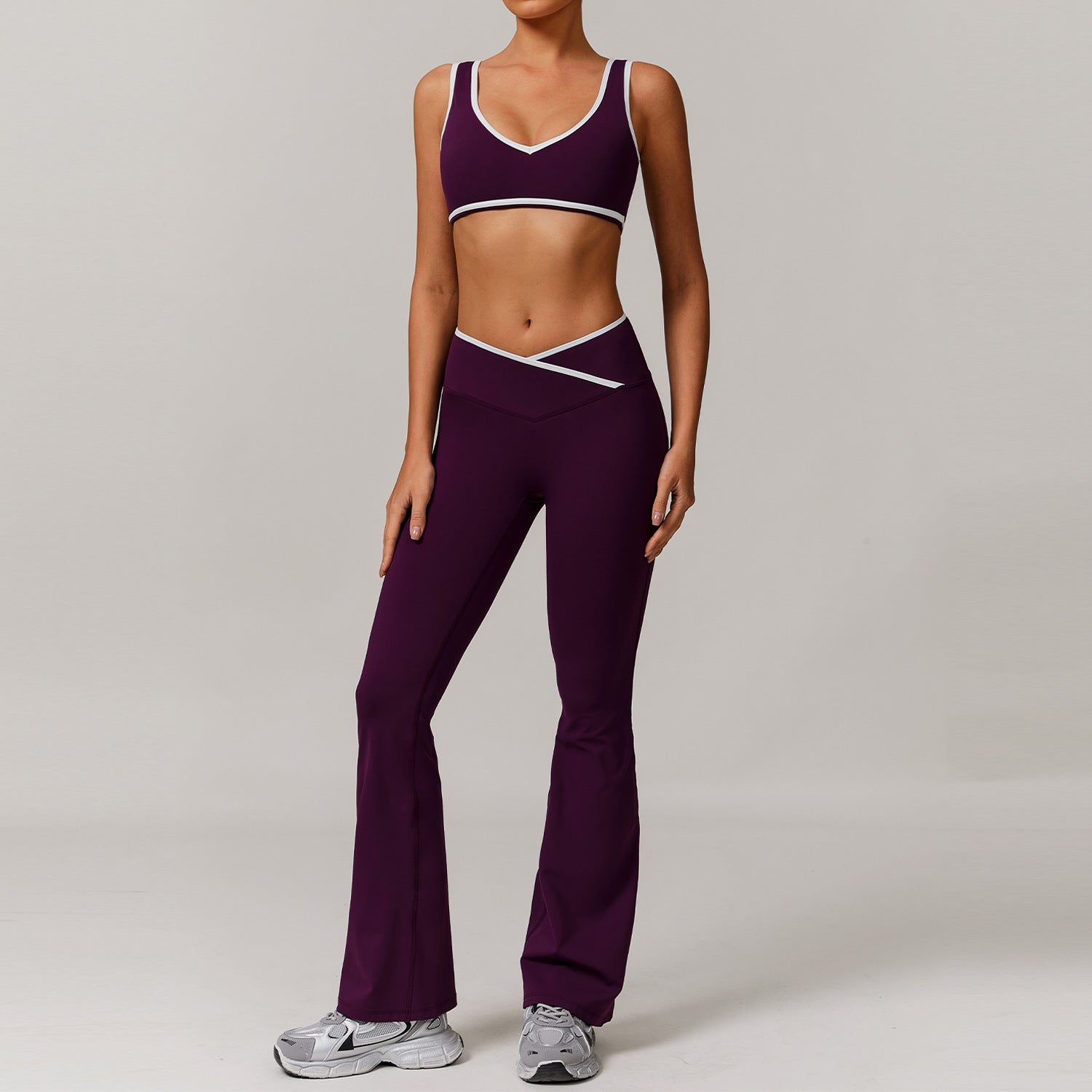 Women's Tight nude  running fitness yoga suit