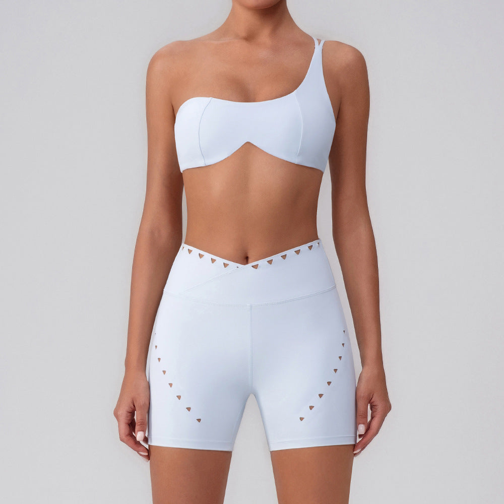 Women's quick-drying bras with shorts set