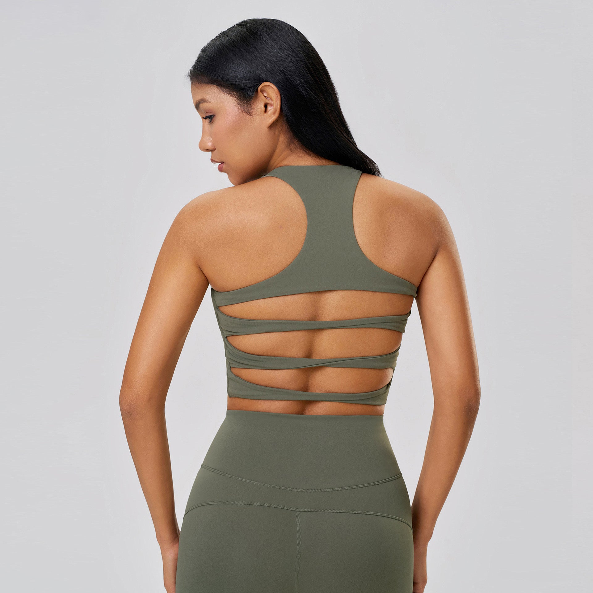 Women's Sexy hollow back sports bras