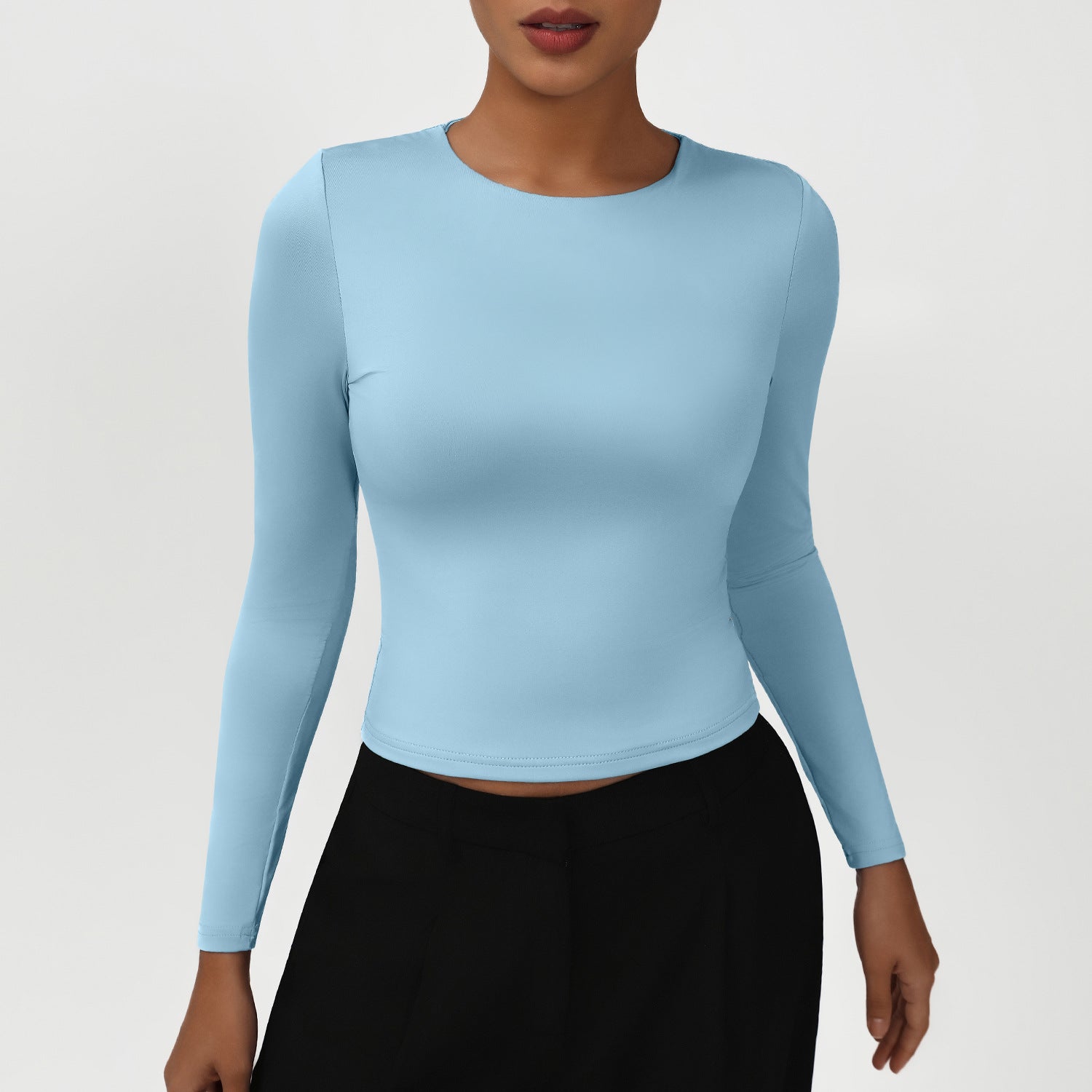 Women's quick-drying Tight yoga long-sleeved top