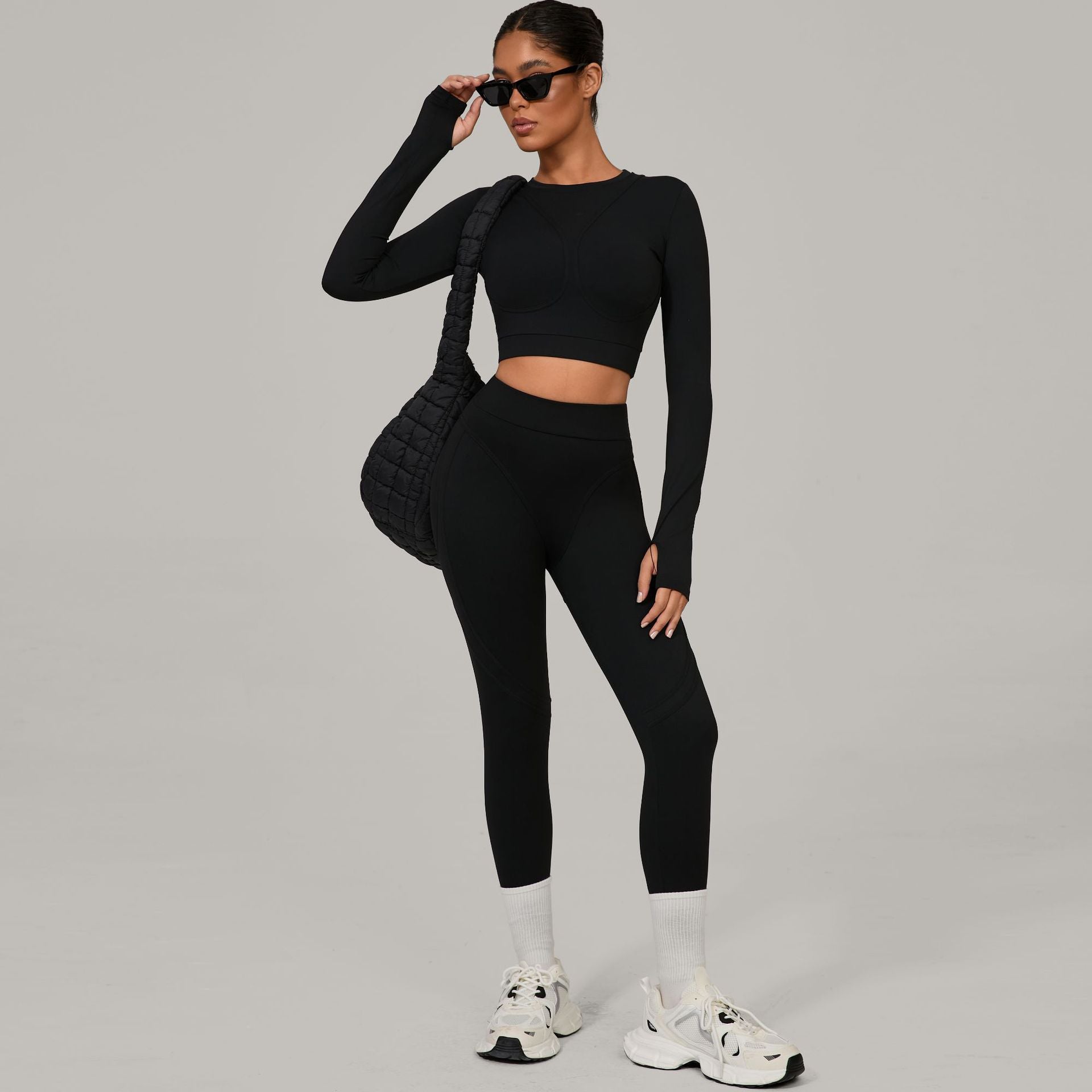 Quick-drying Long sleeve tops set