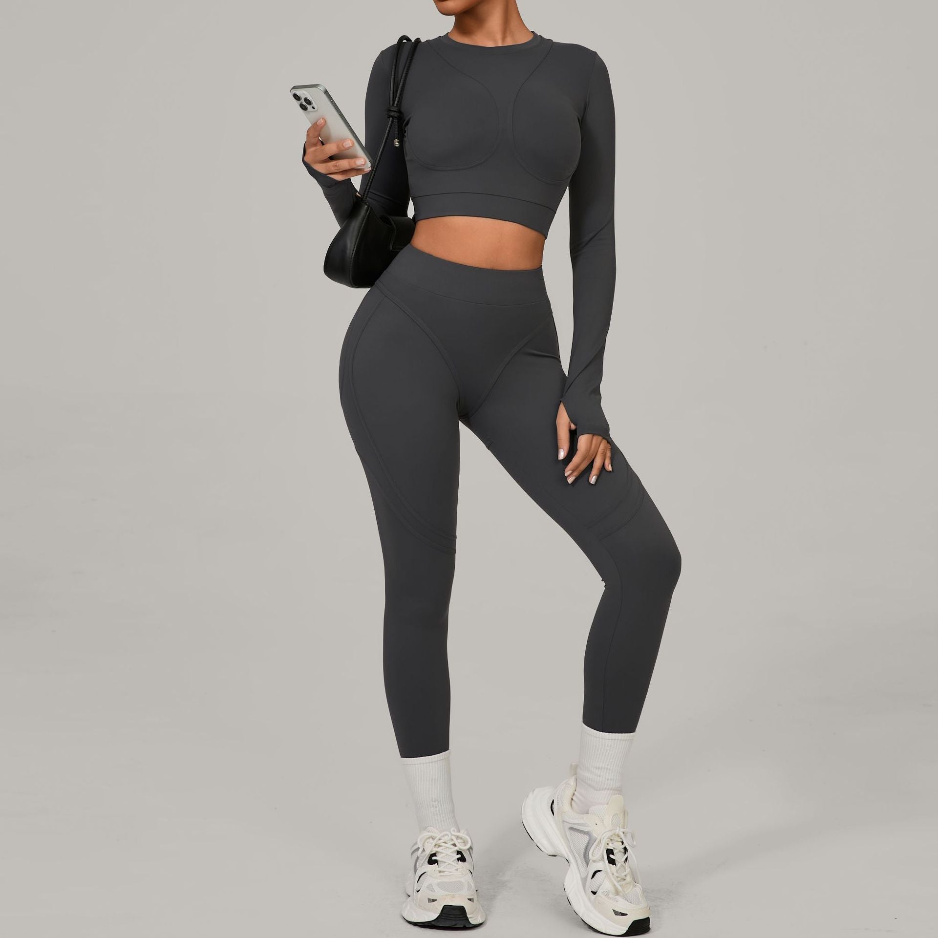 Quick-drying Long sleeve tops set