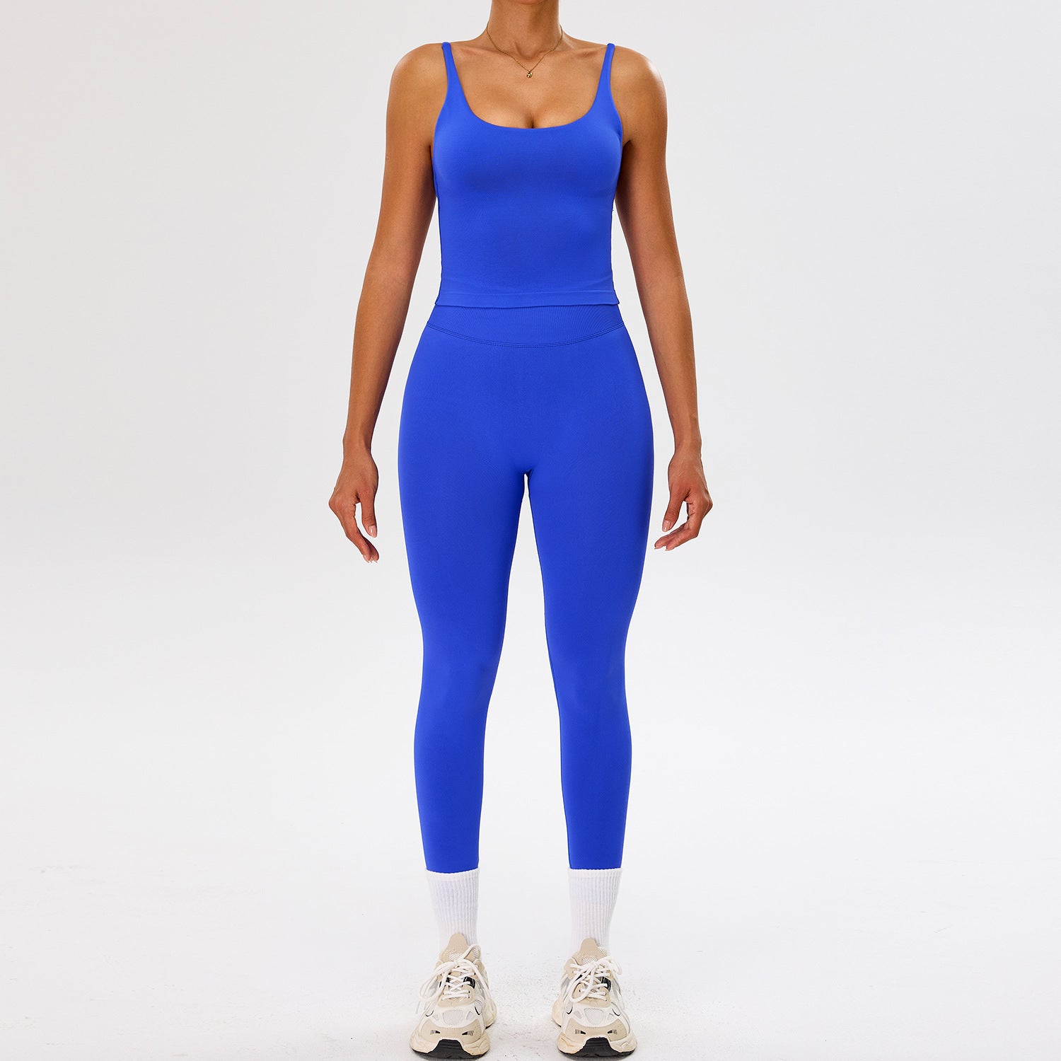 Women's seamless sports fitness bras set