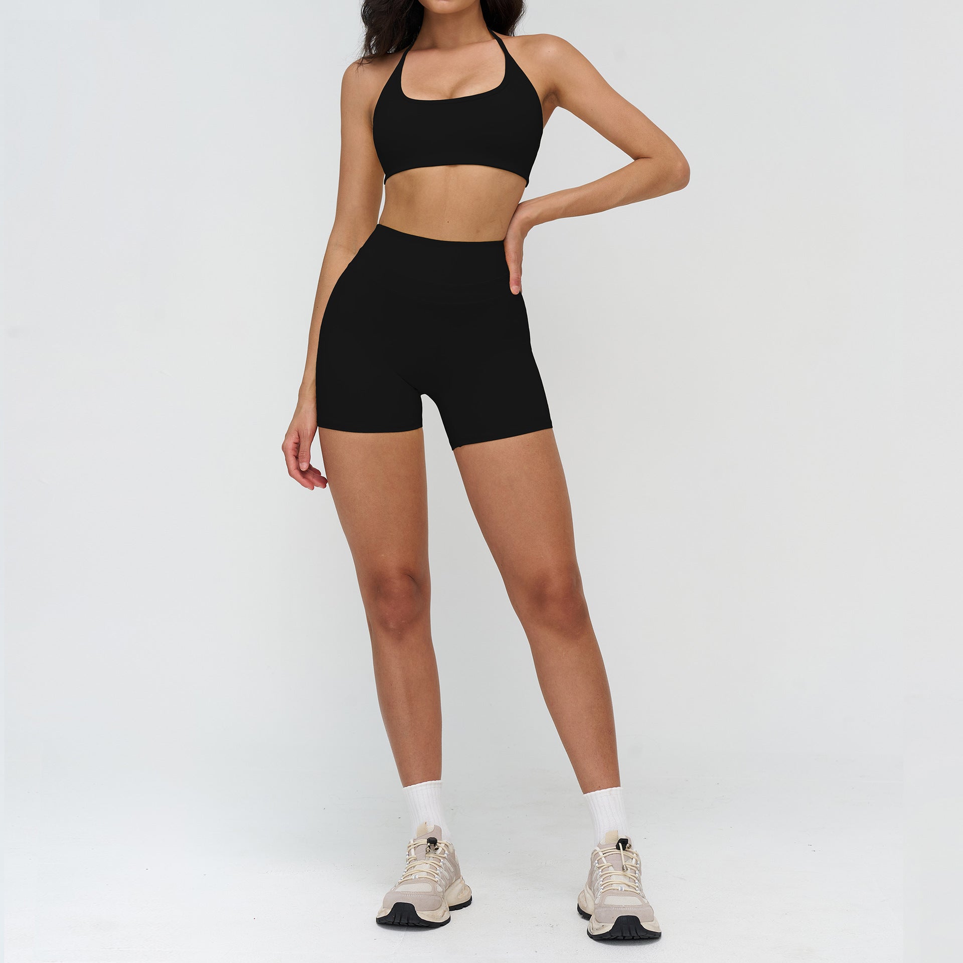 Women's quick-drying sports bras fitness set