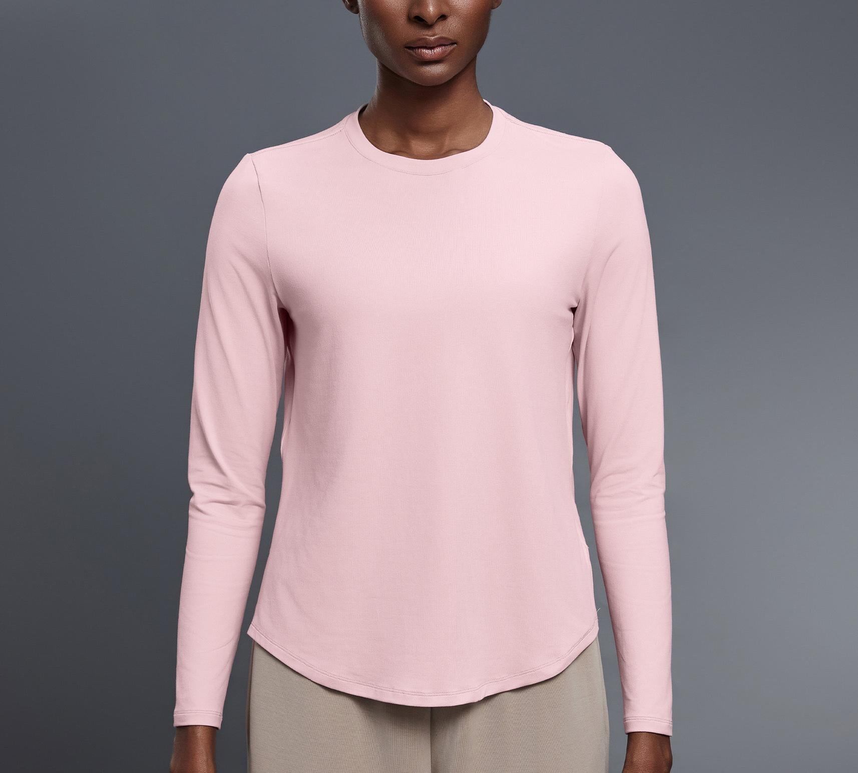 Loose round neck t-shirt for slimming yoga wear