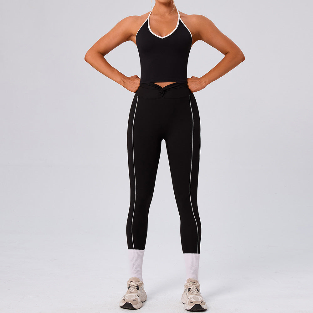 Women's Running Fitness Sports Bra Yoga Set
