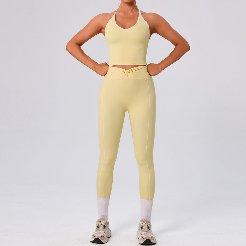 Women's Running Fitness Sports Bra Yoga Set