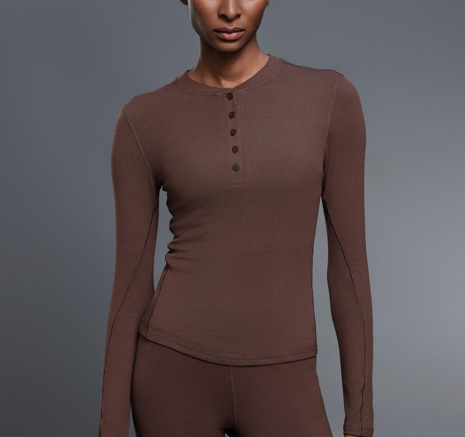 Casual versatile sports top fitness yoga long sleeve T-shirt