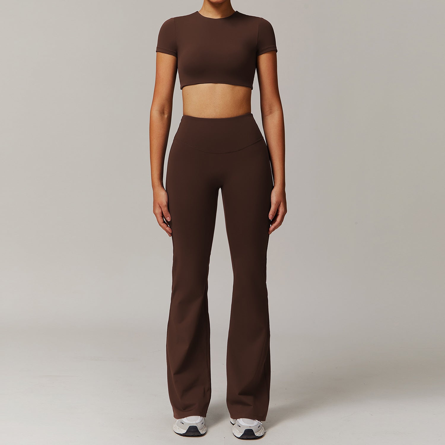 Women's quick-drying short sleeve sports suit