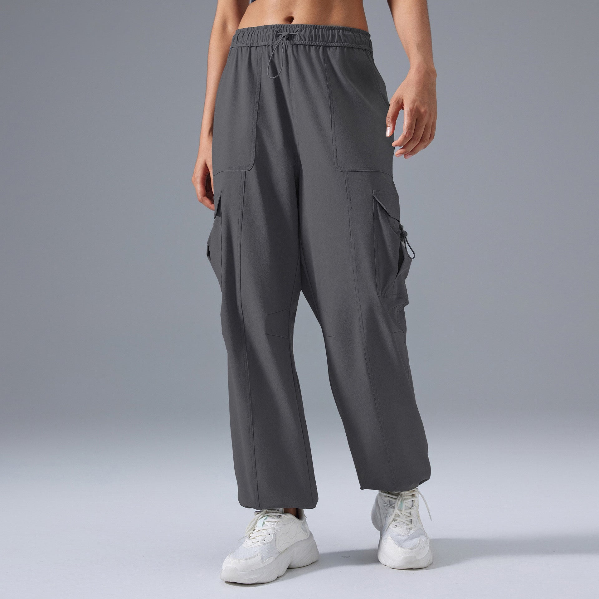 New women's overalls loose-fitting wide-leg sportswear pants