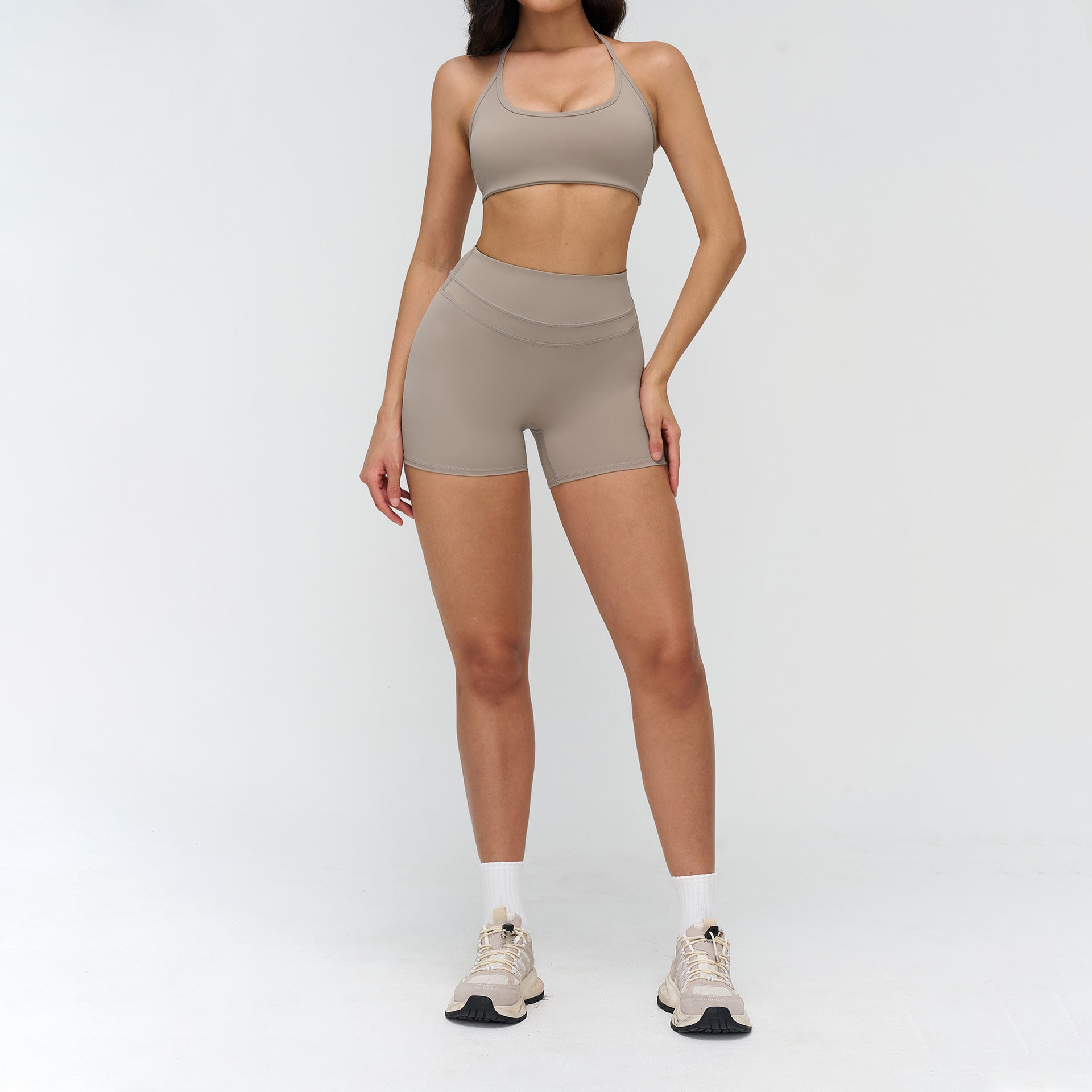 Women's quick-drying sports bras fitness set