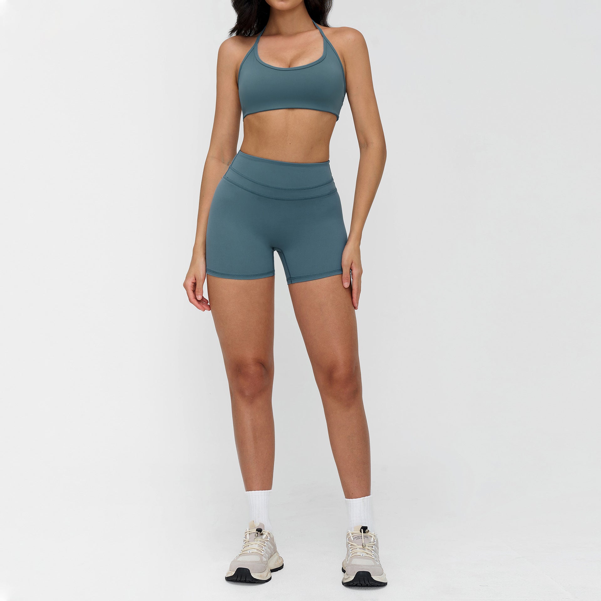 Women's quick-drying sports bras fitness set