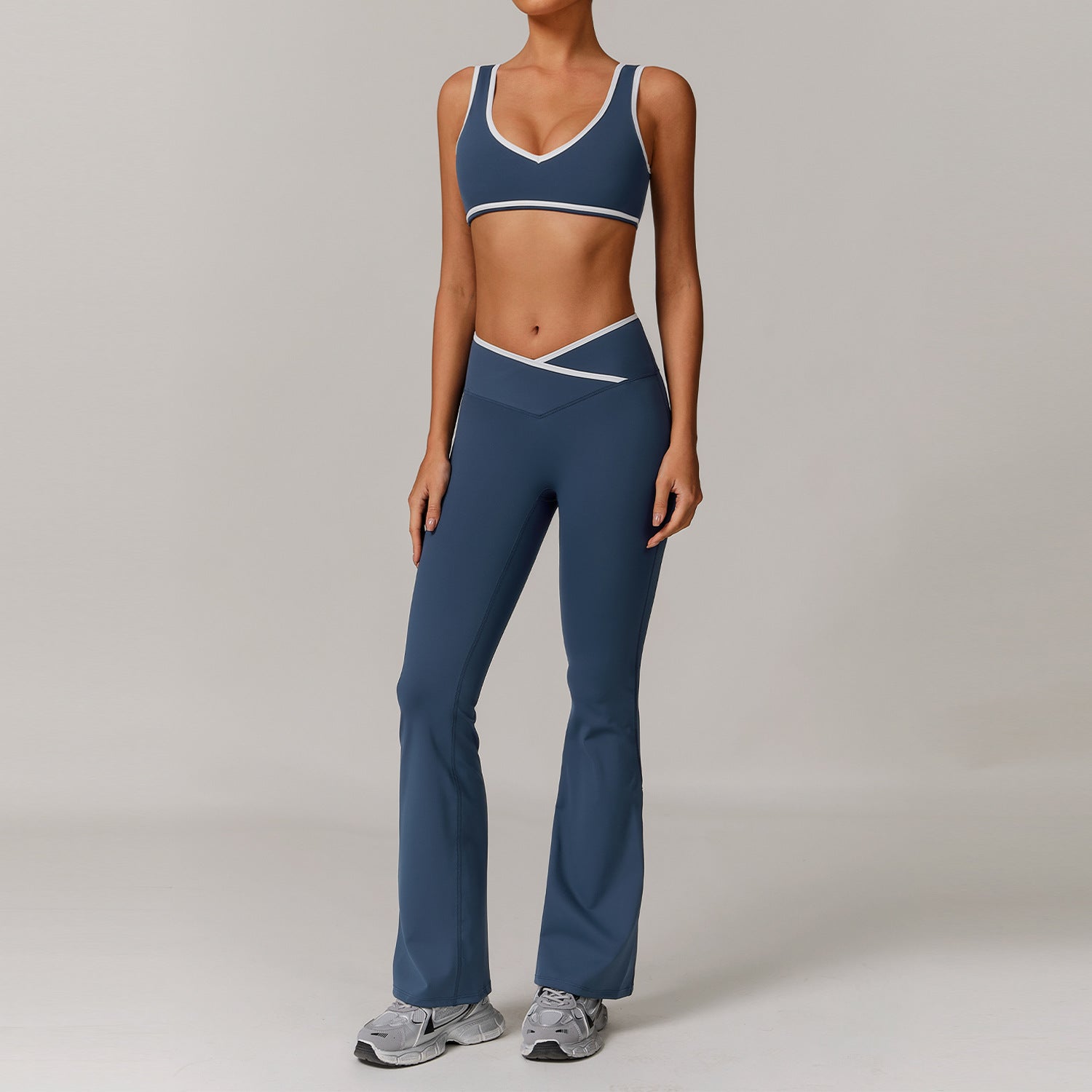 Women's Tight nude  running fitness yoga suit