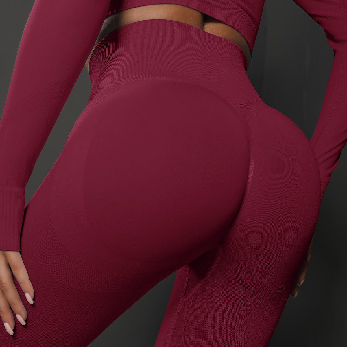 Women's Seamless tight peach hip yoga leggings