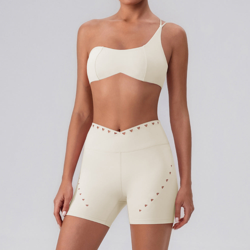 Women's quick-drying bras with shorts set