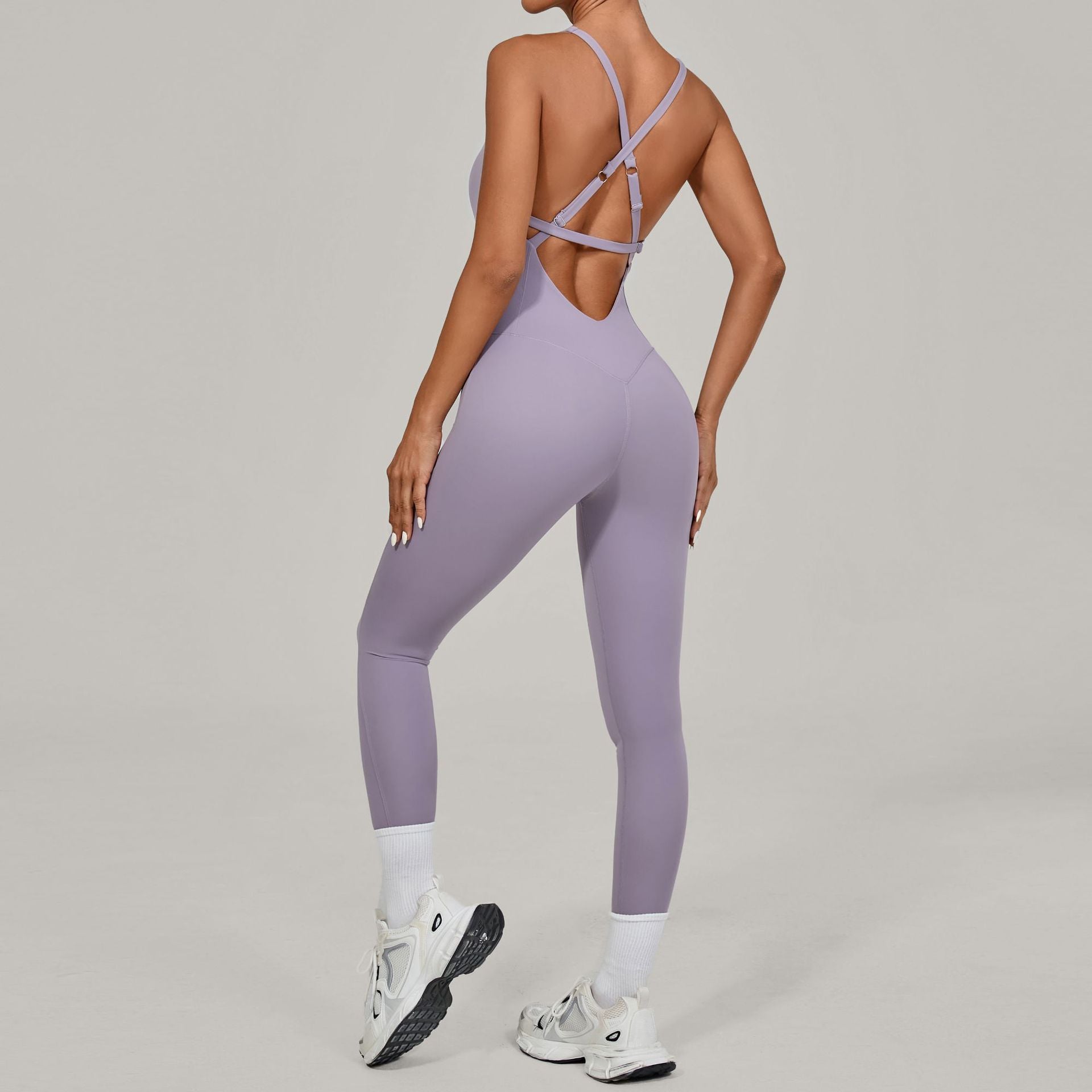 Adjustable Strap Tight Fit Sports Fitness Bodysuit