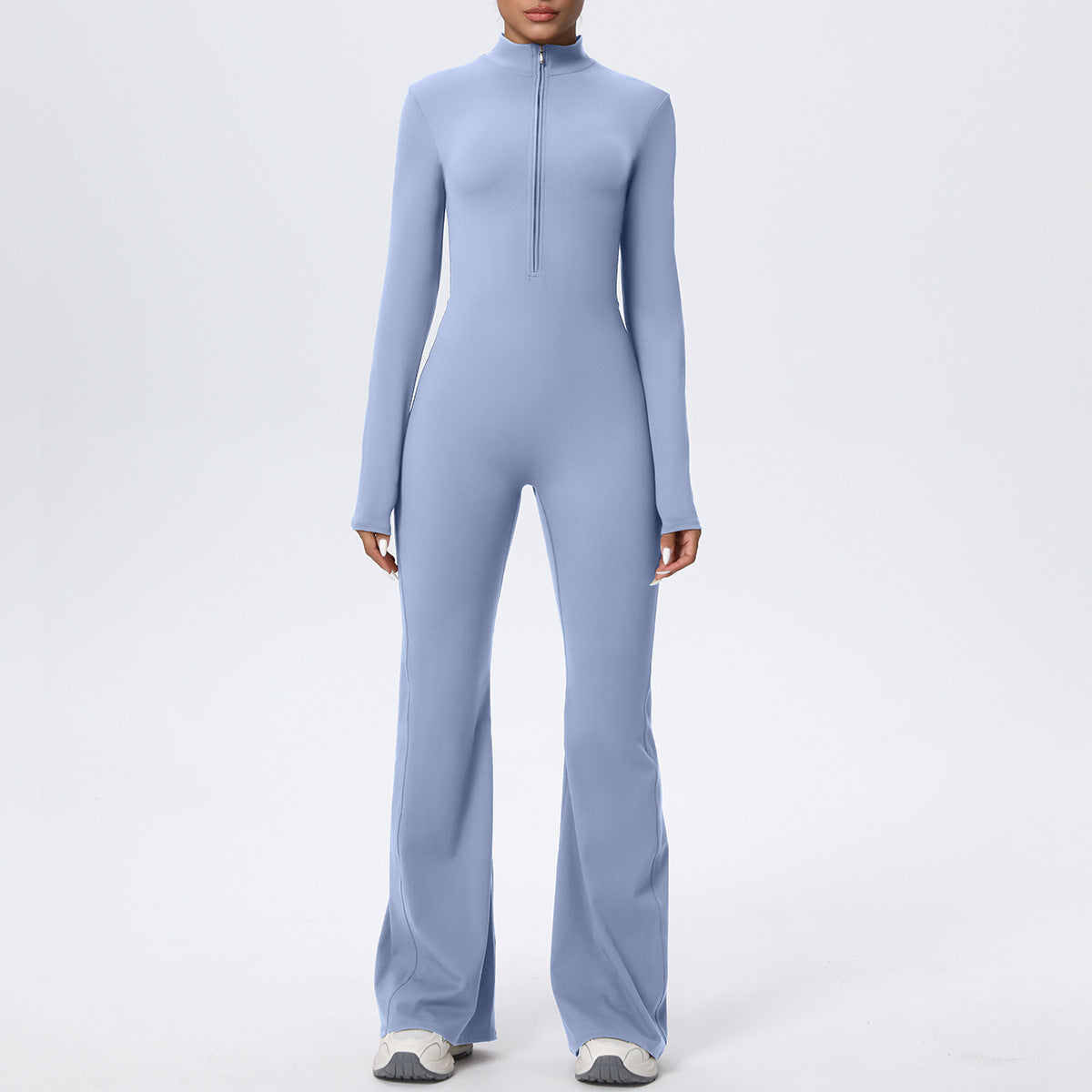 Women's Tight-fitting long-sleeved yoga bodysuit