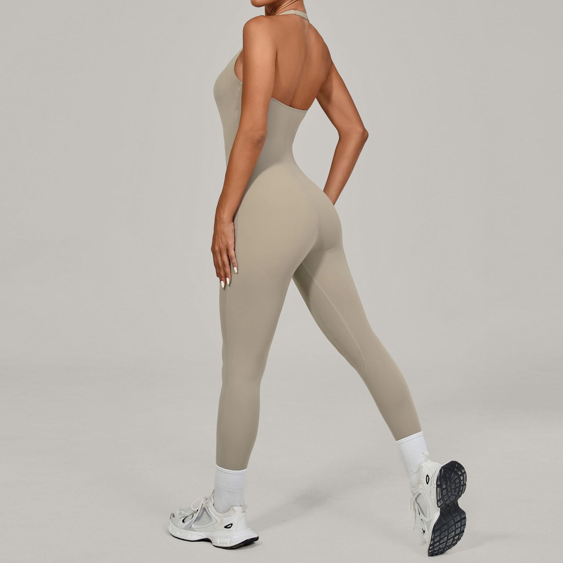 Halter Neck Fitness Sports Bodysuit