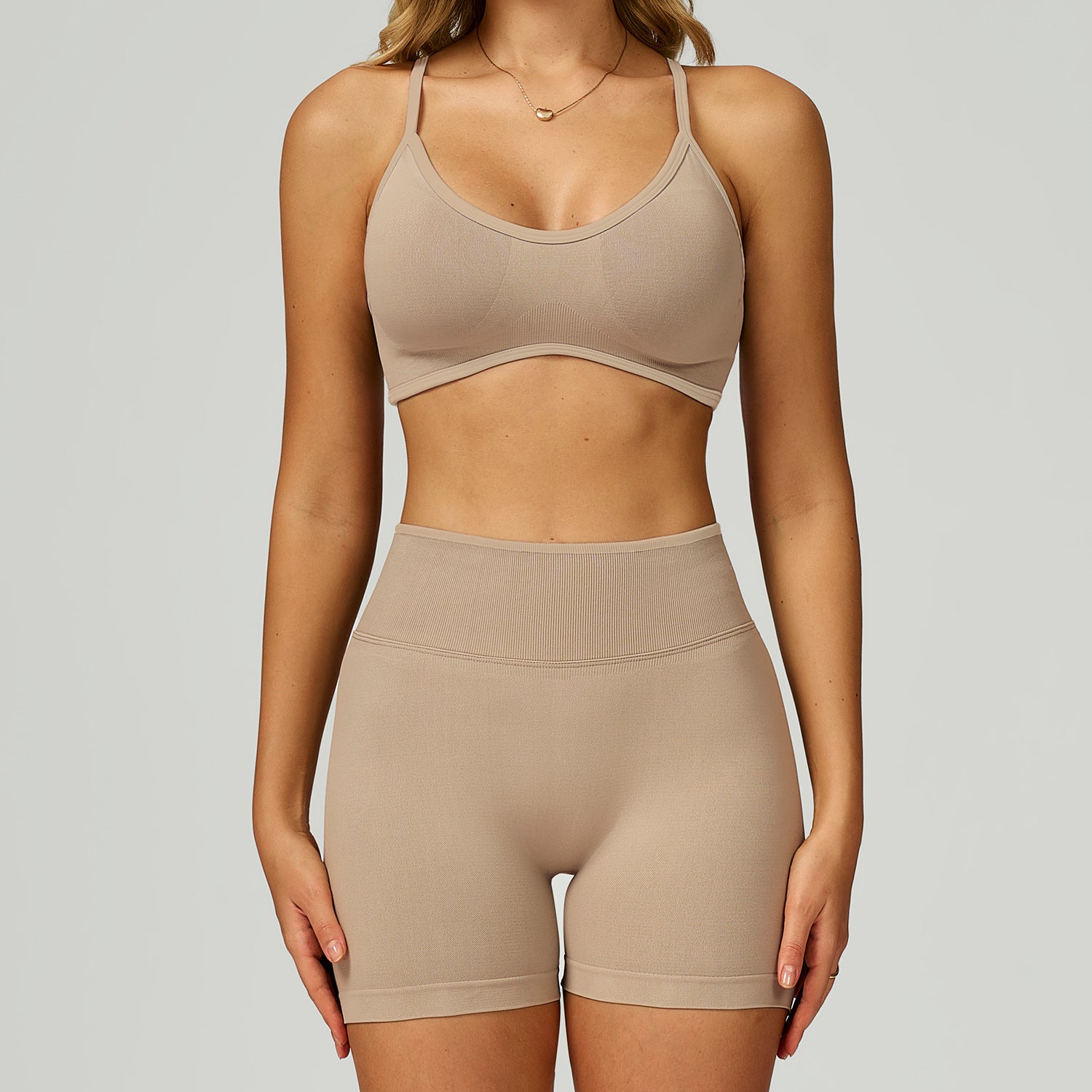 Women's seamless bras fitness set