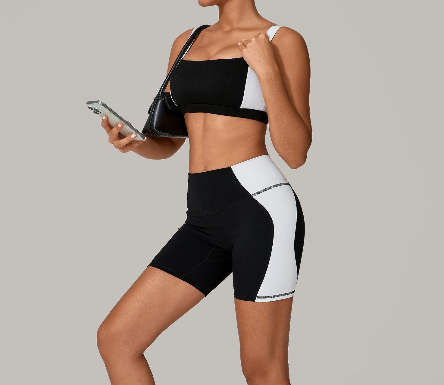 Tight-fitting quick-drying fitness sports bras suit