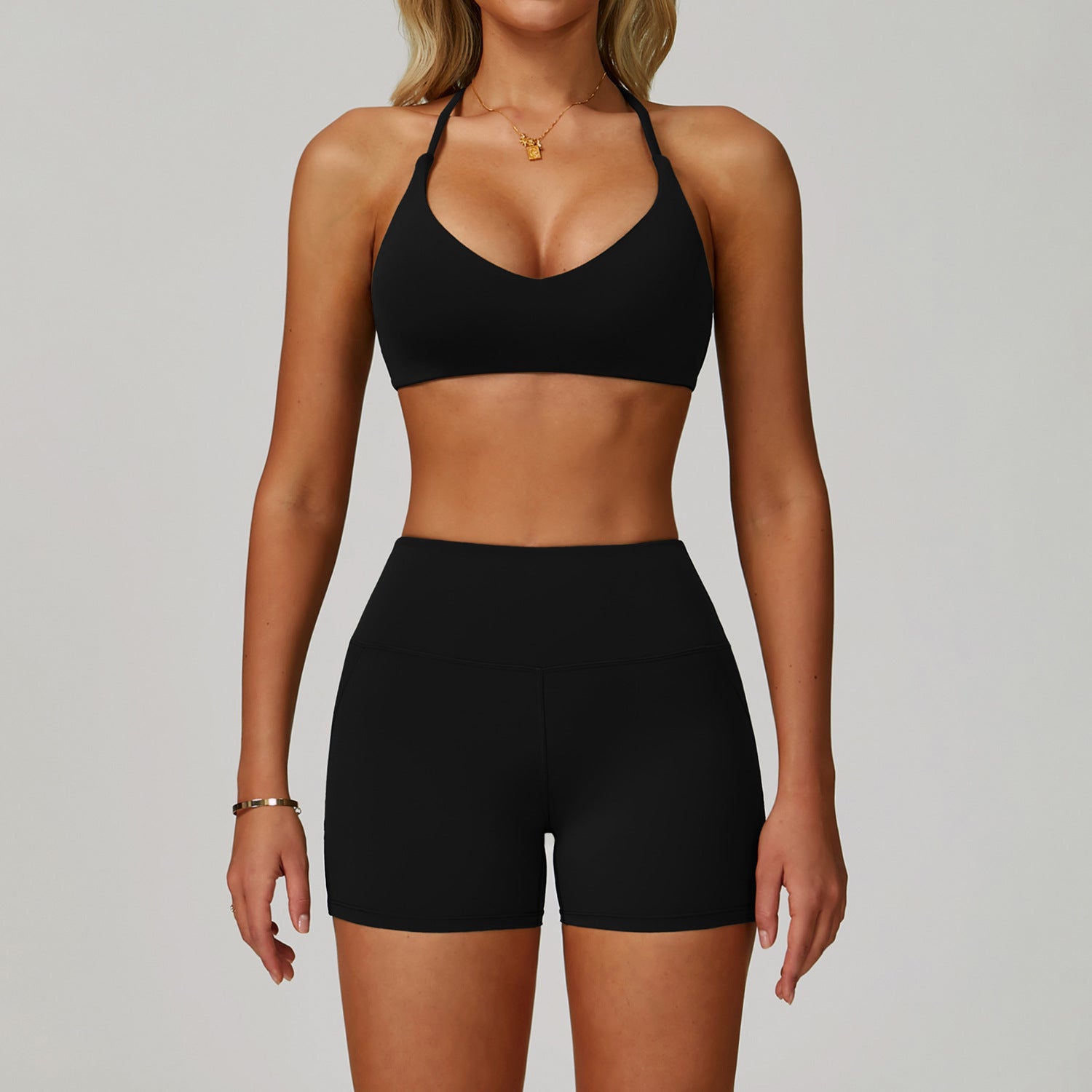 Women's wholesale Backless yoga bras set
